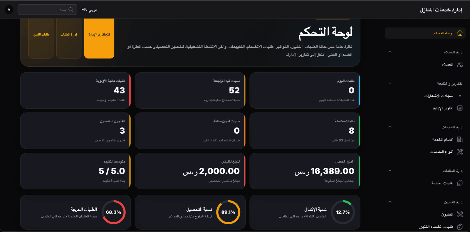الفاتورة والتقييم